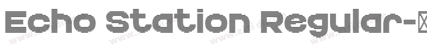 Echo Station Regular字体转换